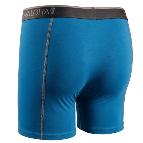 back view of Honu Blue boxer briefs