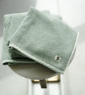 Bamboo Two-Tone Bath Sheet — Oasis Green