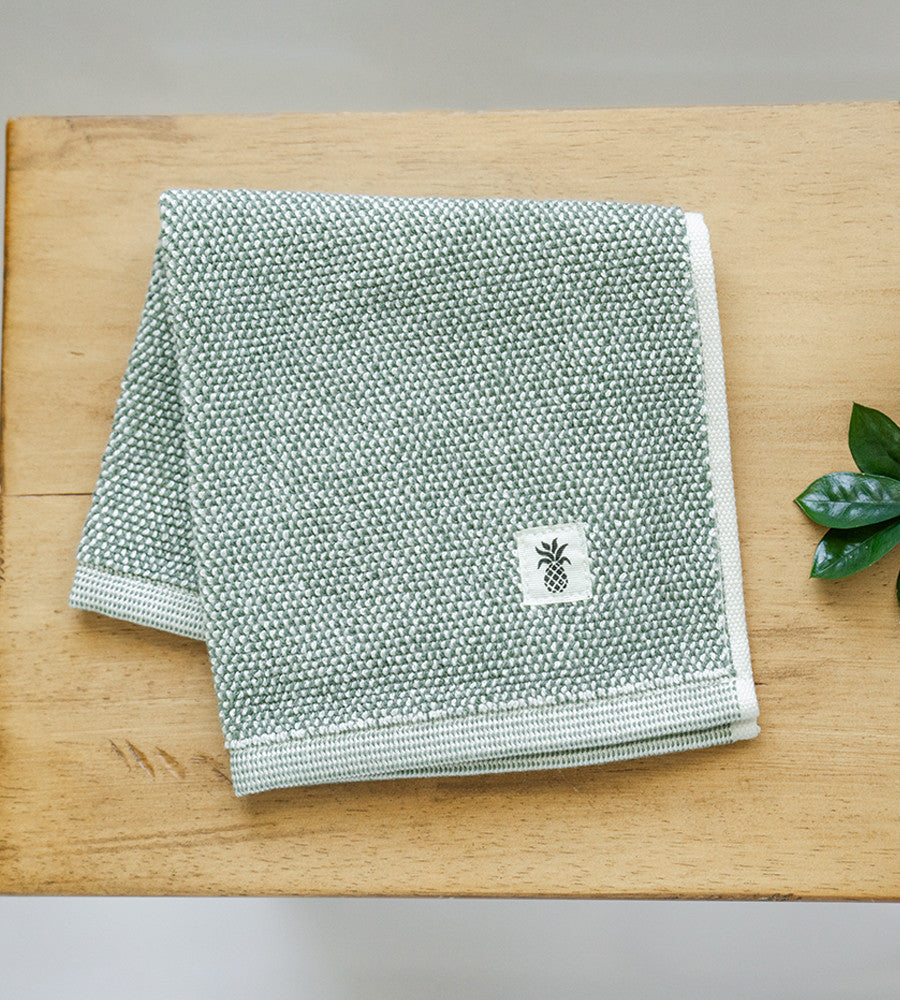 folded view of washcloth