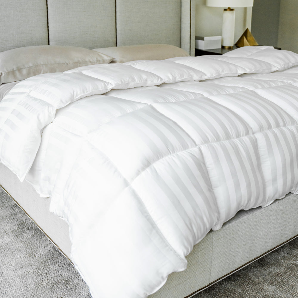 High-Loft Bamboo Duvet Comforter — Full/Queen