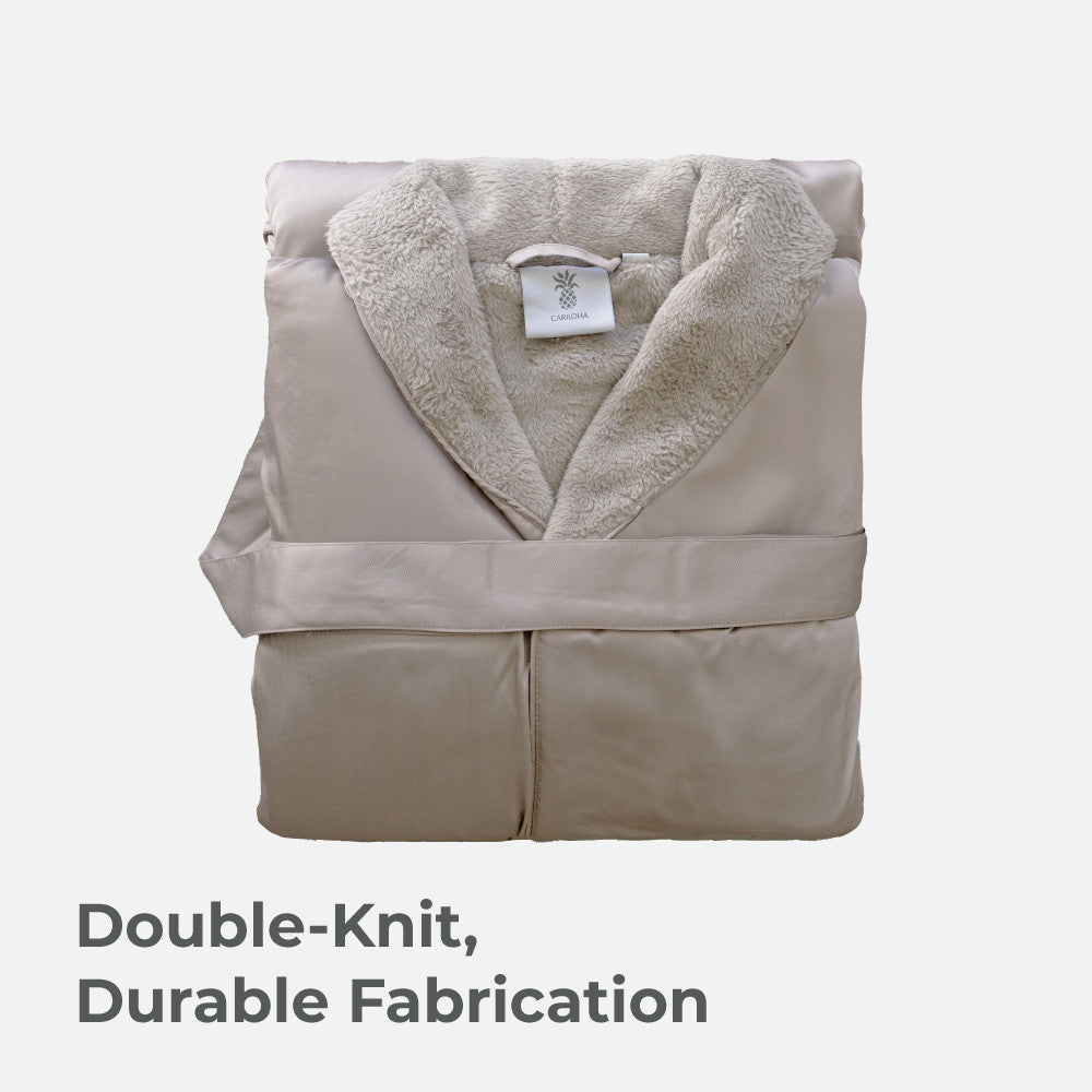 double-knit, durable fabrication~Coastal Gray
