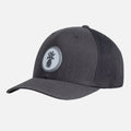 Charcoal hat side view