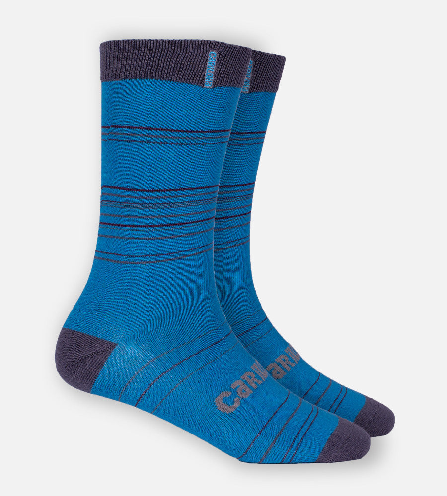 royal blue stripe trouser socks~Royal Blue Stripe