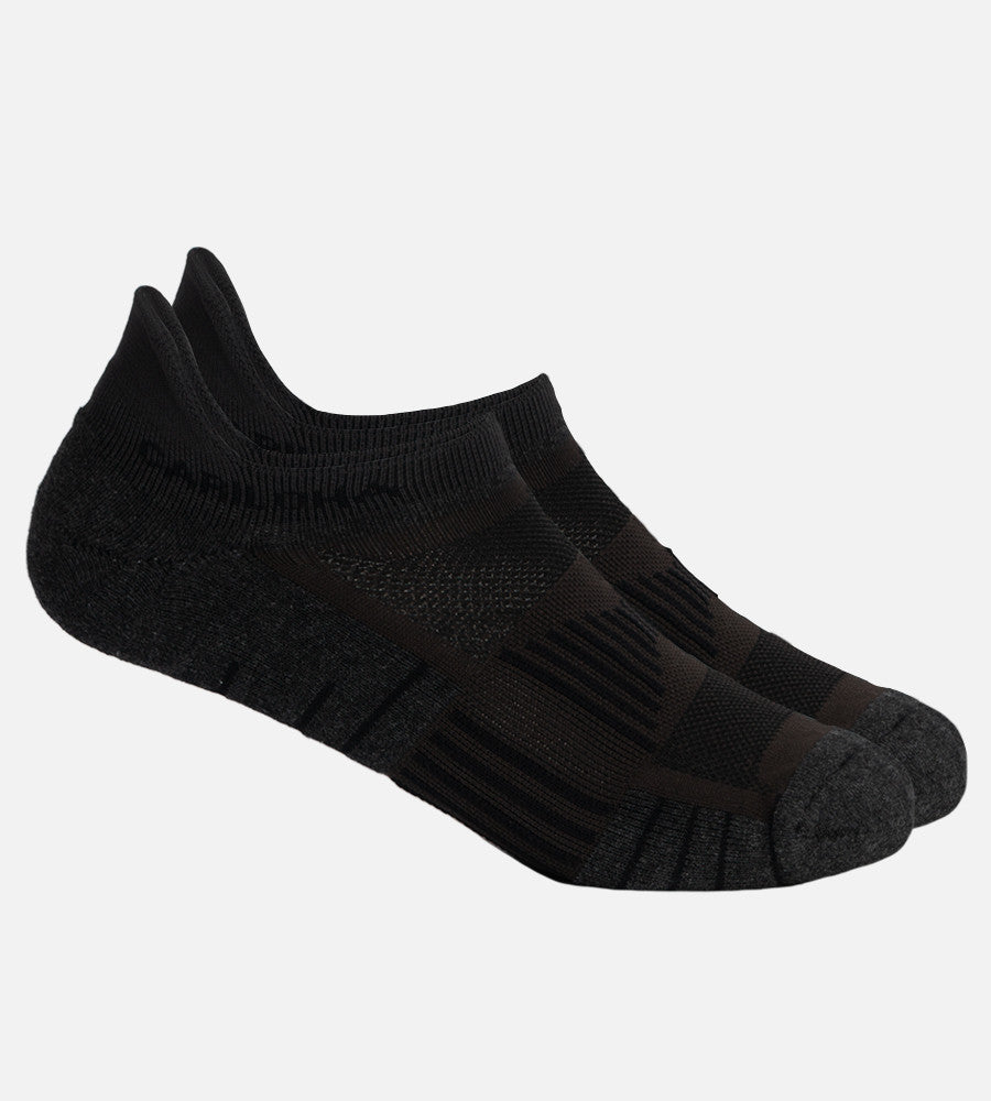 Carbon Heather/ Carbon tab athletic socks~Carbon Heather/ Carbon