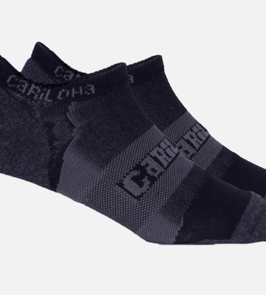 close-up on Carbon Heather athletic sock