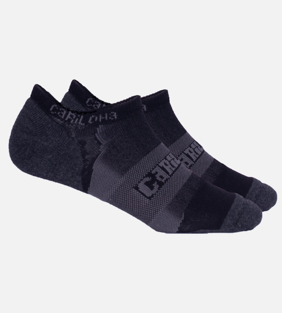 Bamboo Athletic Socks - Carbon Heather — S