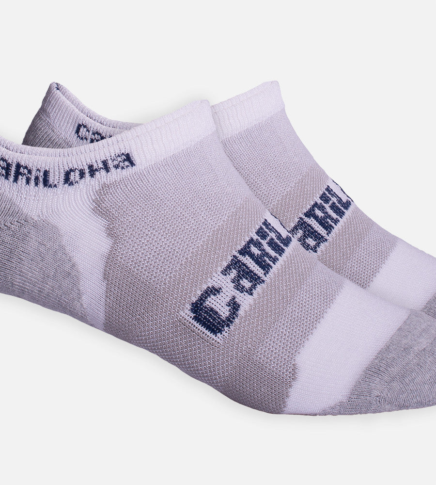 close-up on Heather Gray athletic sock