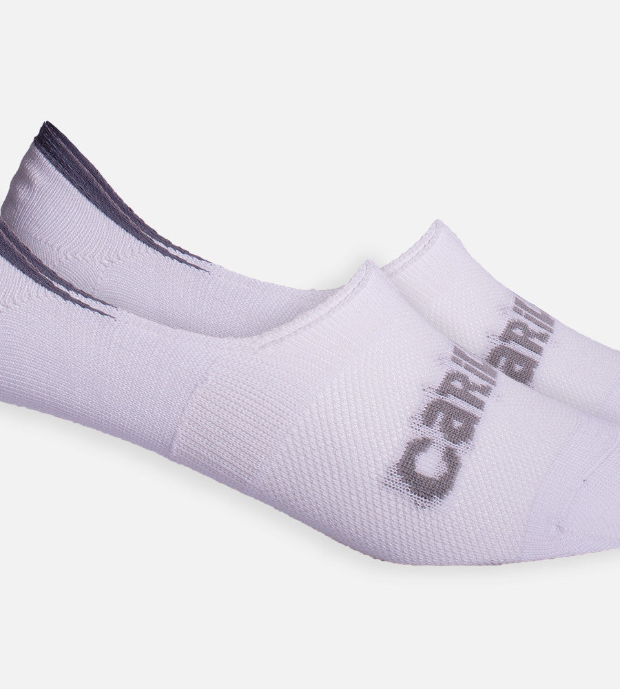 close-up on White no-show socks~White