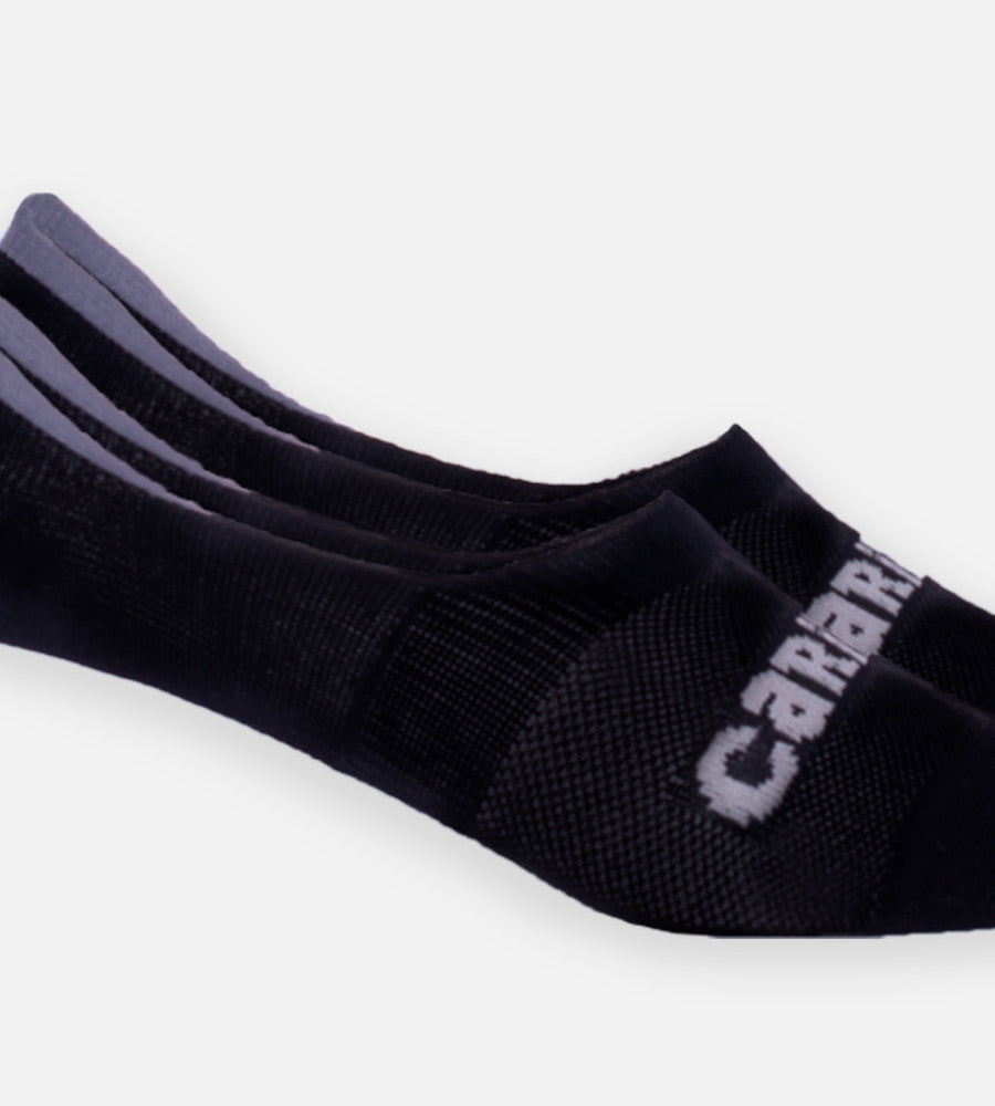 close-up on Black no-show socks~Black