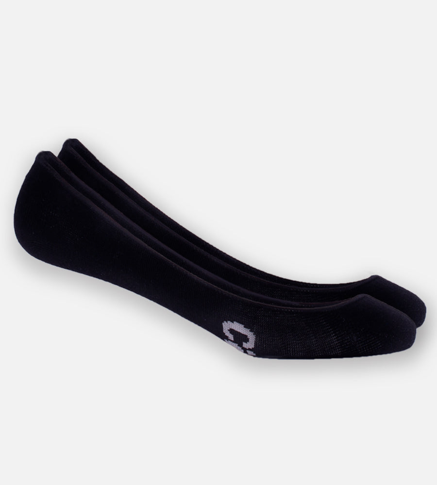 Bamboo Ballet No-Show Socks - Black — S