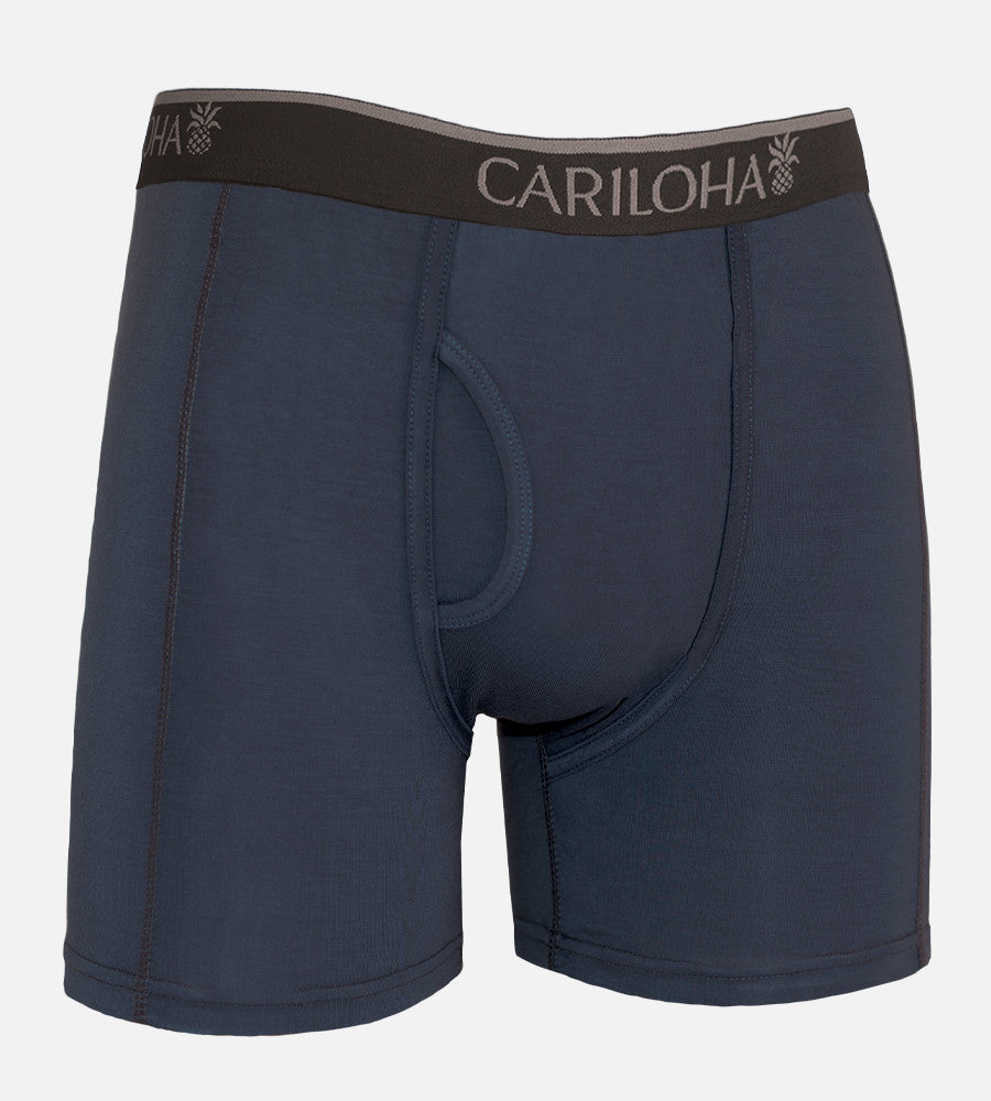 front view product shot steel blue boxer briefs