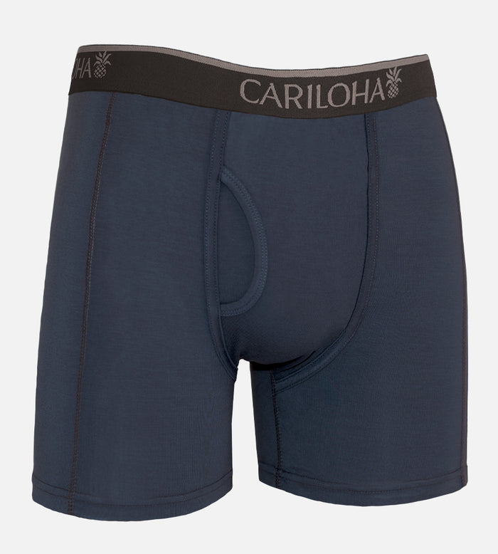 front view product shot steel blue boxer briefs