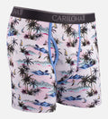 Bamboo Boxer Briefs - Vintage Beach — M