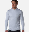 Long-Sleeve Crossover Hoodie — L