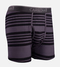 carbon stripe bamboo boxers front