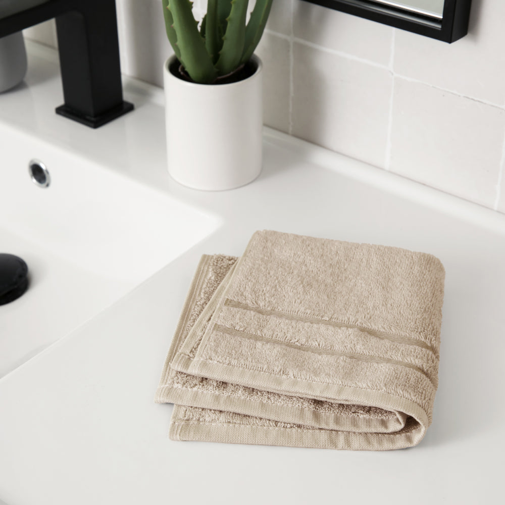 Bamboo Washcloth — Stone