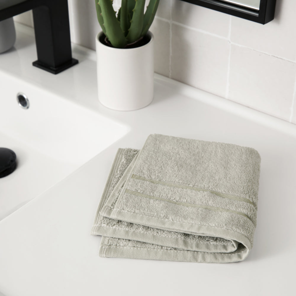 Bamboo Washcloth — Harbor Gray