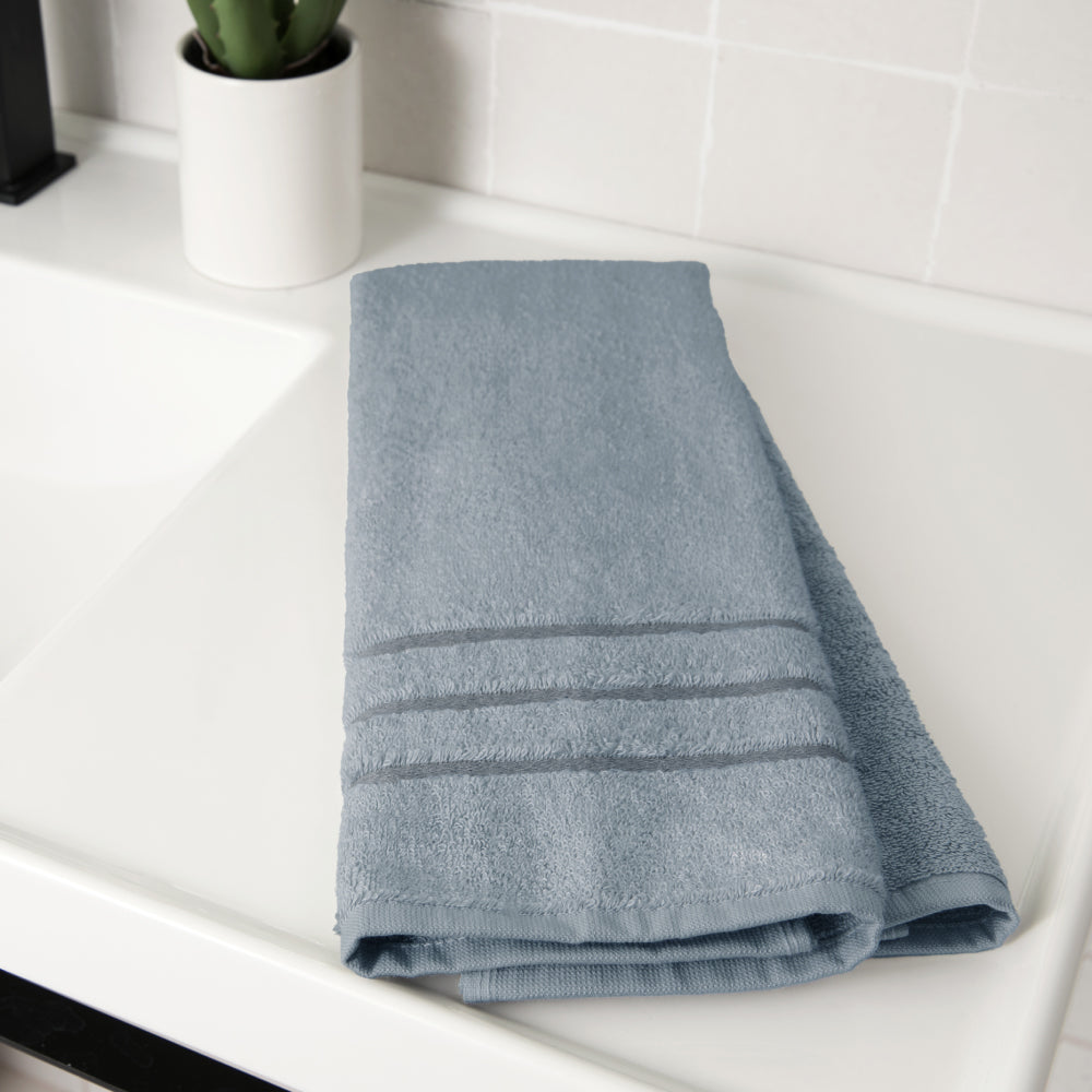 Bamboo Hand Towel — Blue Lagoon