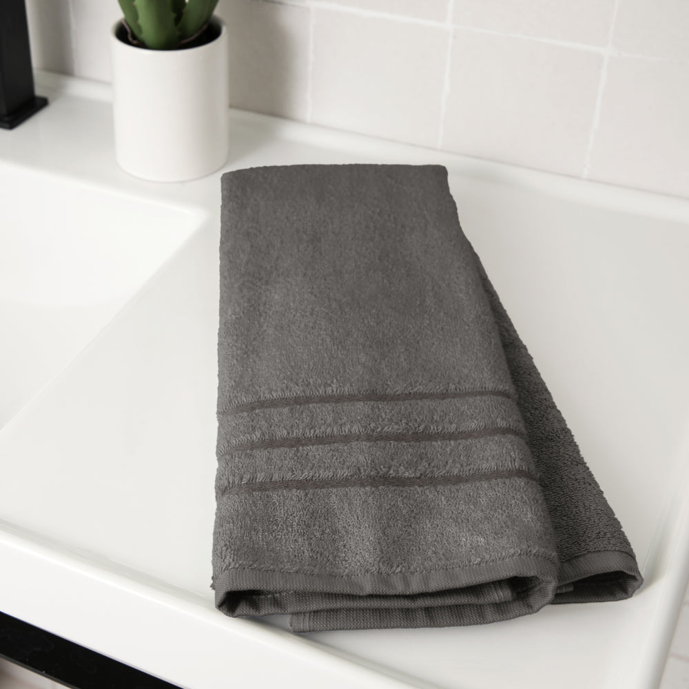 Bamboo Hand Towel — Onyx