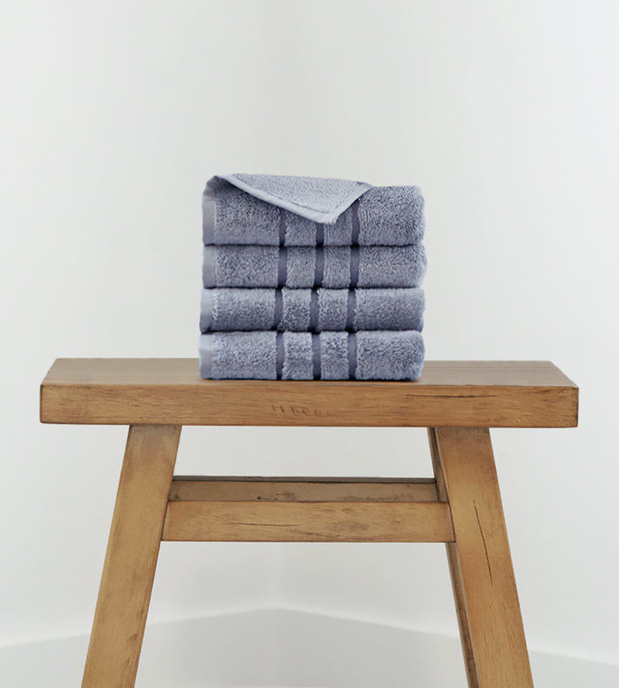 Bamboo Hand Towel Set -  4 Piece — Blue Lagoon