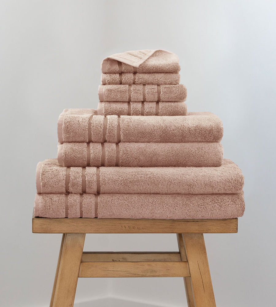 8-Piece Bath Refresh Bundle — Blush