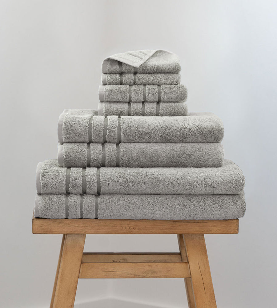 8-Piece Bath Refresh Bundle — Harbor Gray
