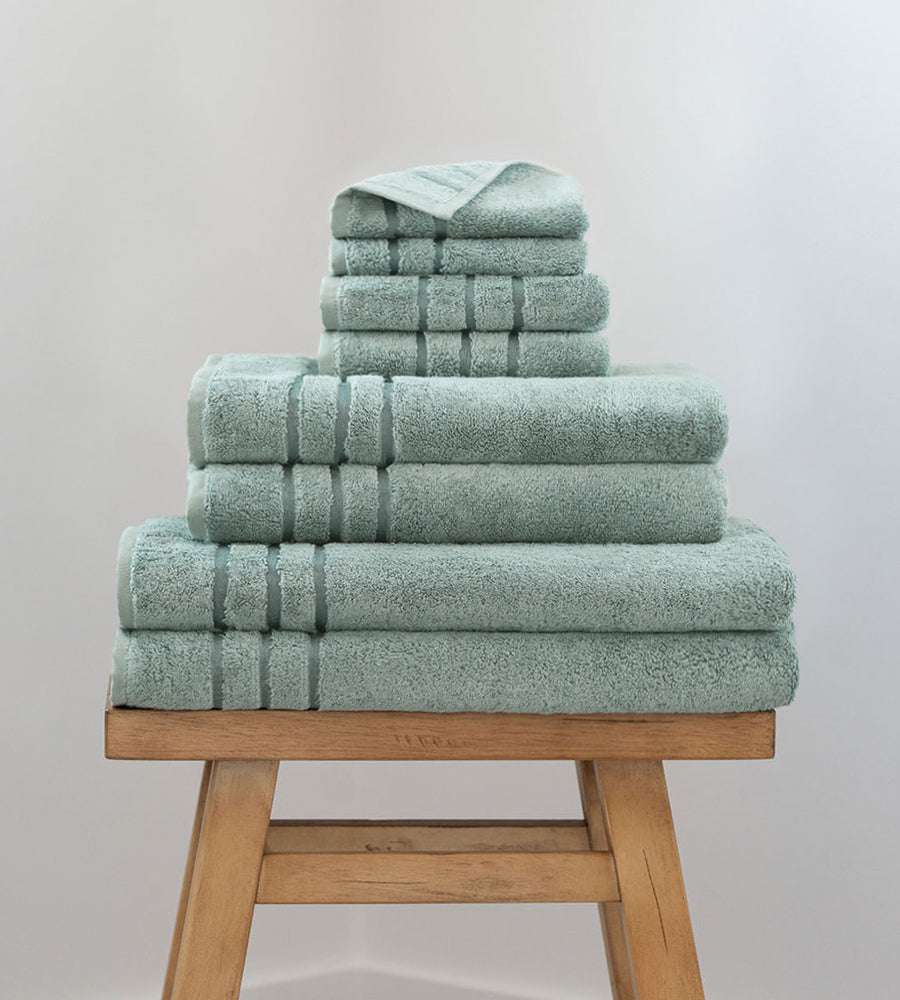 8-Piece Bath Refresh Bundle — Ocean Mist