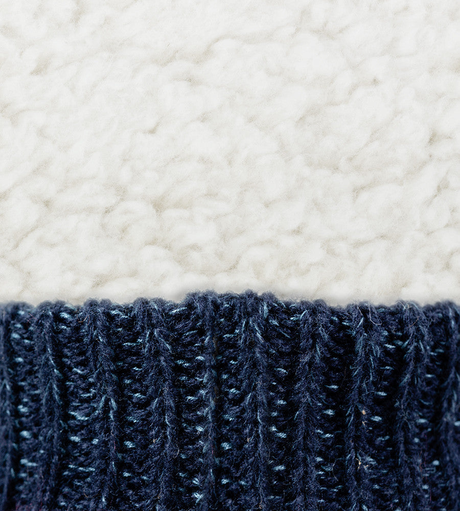 close-up on vintage strip softy sock cuff~Vintage Stripe
