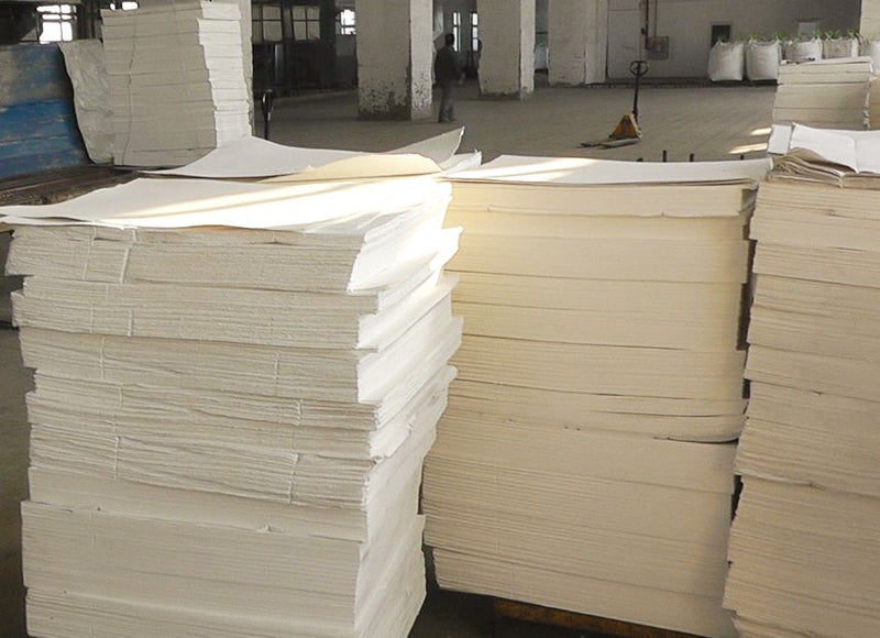 sheets of dry bamboo parchment