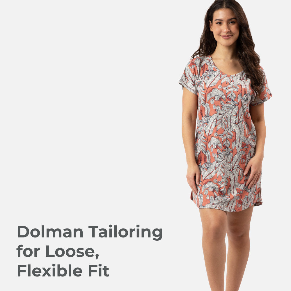 dolman tailoring for loose, flexible fit