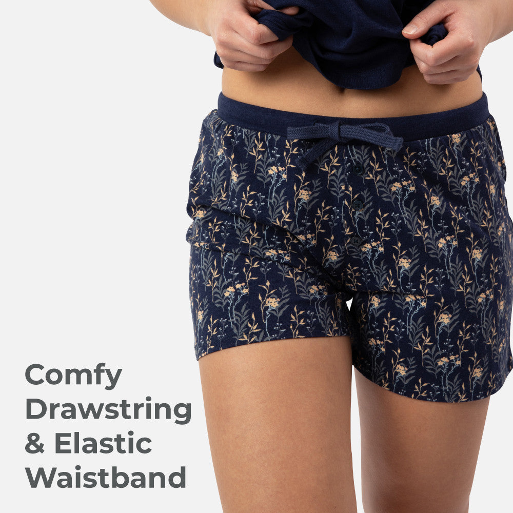 comfy drawstring & elastic waistband