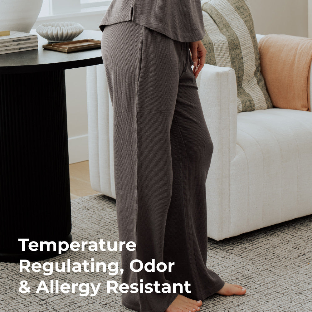 temperature regulating, odor and allergy resistant