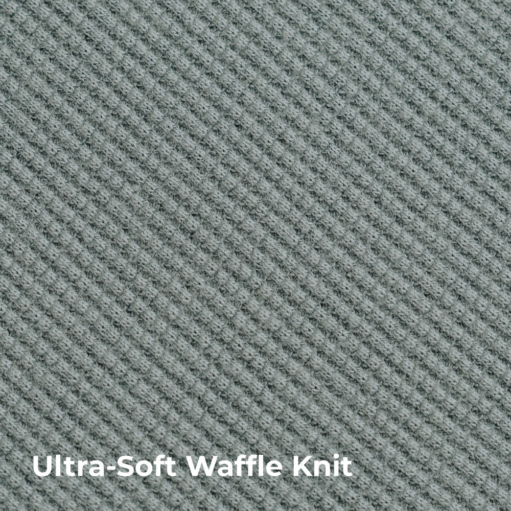 ultra-soft waffle knit