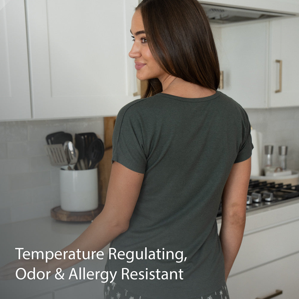 temperature regulating, odor & allergy resistant