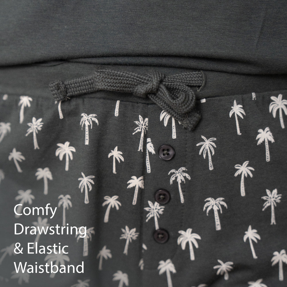 comfy drawstring & elastic waistband